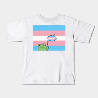 Rana Bandera trans Kids T-Shirt